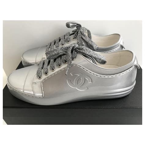 sneakers chanel femme pas cher|authentic Chanel sneakers.